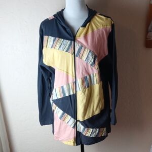 Leopards & Roses Colorful Patchwork Women's Jacket